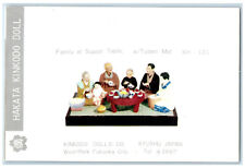 c1950's Kinkodo Dolls Co. Family at Supper Table Kyushu Japan Postcard picture