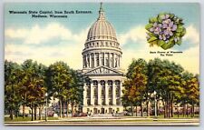 State Capital Madison Wisconsin WI Vintage Postcard picture