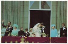 Princess Diana Prince King Charles Royal Family Wedding Chrome Unposted Postcard picture