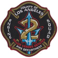 LA County Station 2 Palos Verdes Estates Fire Patch NEW picture