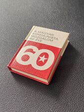 Very Rare Vintage Micro Book  60 Years Of The Communist Movement In Hungary №366 picture