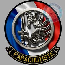 FRENCH ARMY PARATROOPER STICKER PARA BADGE MILITARY REGIMENT LOGO PF060 picture