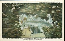 Ice Mine Entrance Coudersport Pennsylvania PA Postcard WB picture