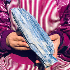 7.67LB Natural blue kyanite quartz crystal rough mineral speciman healing picture
