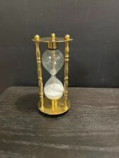 Vintage Brass Hourglass picture