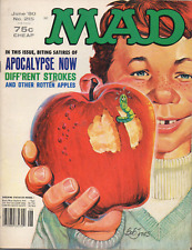 Apocalypse Now Different Strokes 6-1980 Mad Magazine #215 Great shape No Fold Ba picture