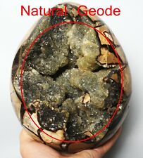10.36 LB Polished DRAGON SEPTARIAN Calcite GEODE SPHERE EGG Mineral Specimen picture