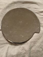 Vintage Nambe Modernist Spiral Tray Platter Heavy #632 c 1995 Alloy Metal 13” picture