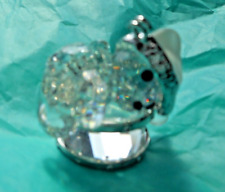Swarovski Crystal Bear with Santa Hat on a Drum picture