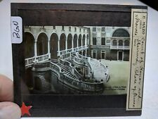 Colored Glass Magic Lantern Slide BGN Court of Honor Palace of Prince or Monaco picture