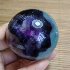 329g Natural purple fluorite sphere quartz crystal ball healing 677 picture
