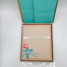 VTG HALLMARK Boxed Stationery Set SCENTED Floral Complete 36 Paper 18 Envelopes picture