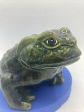 Vintage Large Frog Toad Ceramic 9” Long picture