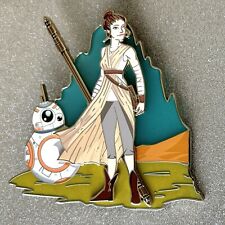 Rey Star Wars Jumbo LE 65 Fantasy Pin Disney Force Awakens picture