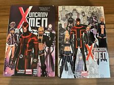 Uncanny X-men Deluxe Edition Hardcover Bendis Vol 1 and 2 OOP picture
