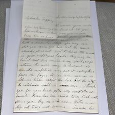Antique 1863 Civil War Era Letter from Aurora NY - Warren Elected Town Clerk picture