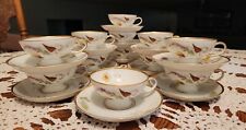 ROSENTHAL HELENA SET OF 12  DEMITASSE CUPS AND SAUCERS SELB, BAVARIA 1950'S MCM picture