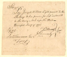Oliver Ellsworth signed Revolutionary War Pay Order - Connecticut Revolutionary  picture
