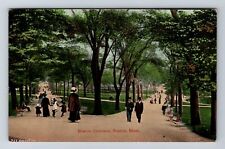 Boston MA-Massachusetts, Boston Common, Antique, Vintage c1911 Postcard picture