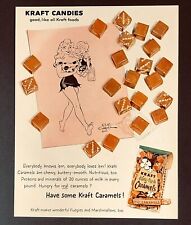 1959 Kraft Caramel Candy Advertisement Li'l Abner Daisy Mae Art Vtg Print AD picture