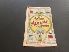 Antique Vintage 1910 Pamphlet -  DR. MILES NEW WEATHER ALMANAC AND HANDBOOK picture