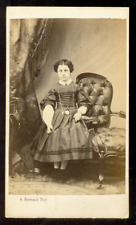 Bertrand CDV in Paris Portrait d'Enfant Vintage Albumen Print c.1864 picture
