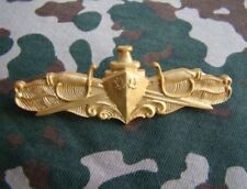 US NAVY GOLDEN OFFICER'S SURFACE WARFARE FLEET BADGE PIN INSIGNIA  picture