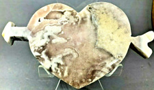 AMETHYST HEART WITH CUPID'S ARROW = PERFECT FOR A VALENTINE SPECIAL GIFT picture