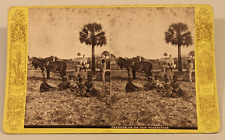 African American Black Stereoview Photo Freedom on de Ole Plantation picture