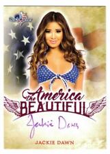 Bench Warmer America The Beautiful 2017. Jackie Dawn Autograph Card picture