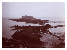 France, Saint-Malo, Fort Royal, Vintage Print, circa 1895 Vintage Print L picture