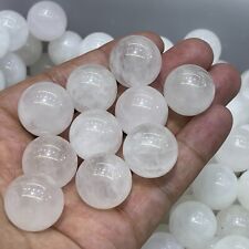 10pc Natural clear quartz ball carved crystal 20mm sphere gem reiki healing picture