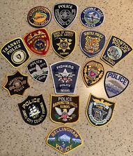 LOT OF 17 POLICE, SHERIFF  SHOULDER PATCHES, 16 NEW, 1 PREOWNED. . picture