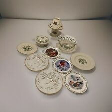 Assortment Of Vintage Lennox Christmas Items picture