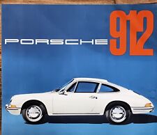 Vintage 1965 1966 Porsche 912 Original Catalog (4-cyl 911) Sales Brochure picture
