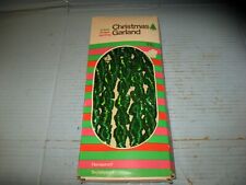 Vtg 1968 Green Swirl Christmas Garland Made In West Germany NOS picture