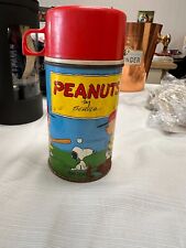 Vintage 1959 Peanuts Snoopy Charlie Brown Thermos picture