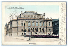 1904 Rudolfinum Building Greetings from Prag Czech Republic Unposted Postcard picture