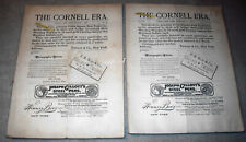 THE CORNELL ERA; CORNELL UNIVERSITY ITHACA NY 2 issues from Feb Mar 1882  picture