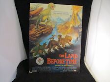 The Land Before Time VHS Movie Release Pizza Hut Promotional Store Display picture