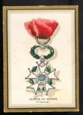 1911 LEGION OF HONOUR France MEDAL SERIES Tobacco Card T56 Cigarettes ATC picture