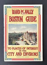 Rand McNally 1917 Boston  Guide - Excellent Condition - Soft Cover picture