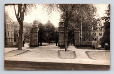 RPPC MURDER Site Preshea Robertson Gate Holyoke College S Hadley ME Postcard picture