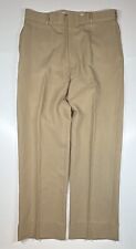 US Navy Khaki Pants 35 Regular Men's Polyester Service Uniform Trousers Patriot picture