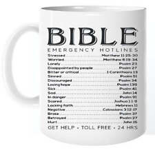 Bible Emergency Numbers Coffee Tea Mug Cup picture