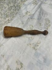 Vintage Homemade Wooden Potato Masher  picture