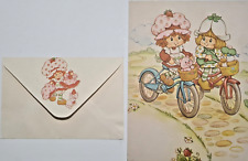 Vintage Strawberry Shortcake Stationary Rare From Brazil picture