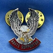 Abate Supporter Motorcycle Organization Club Eagle Pin picture