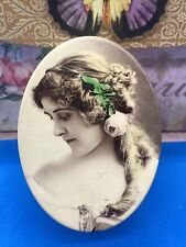 ANTIQUE P. PHILLIPS COMPANY PITTSBURGH, PA ADVERTISING LADIES CELLULOID BOX picture