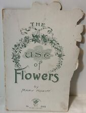 VTG Antique Ephemera “Use of Flowers” by Mary Howitt no. 5593 Poem Int’l Art Pub picture